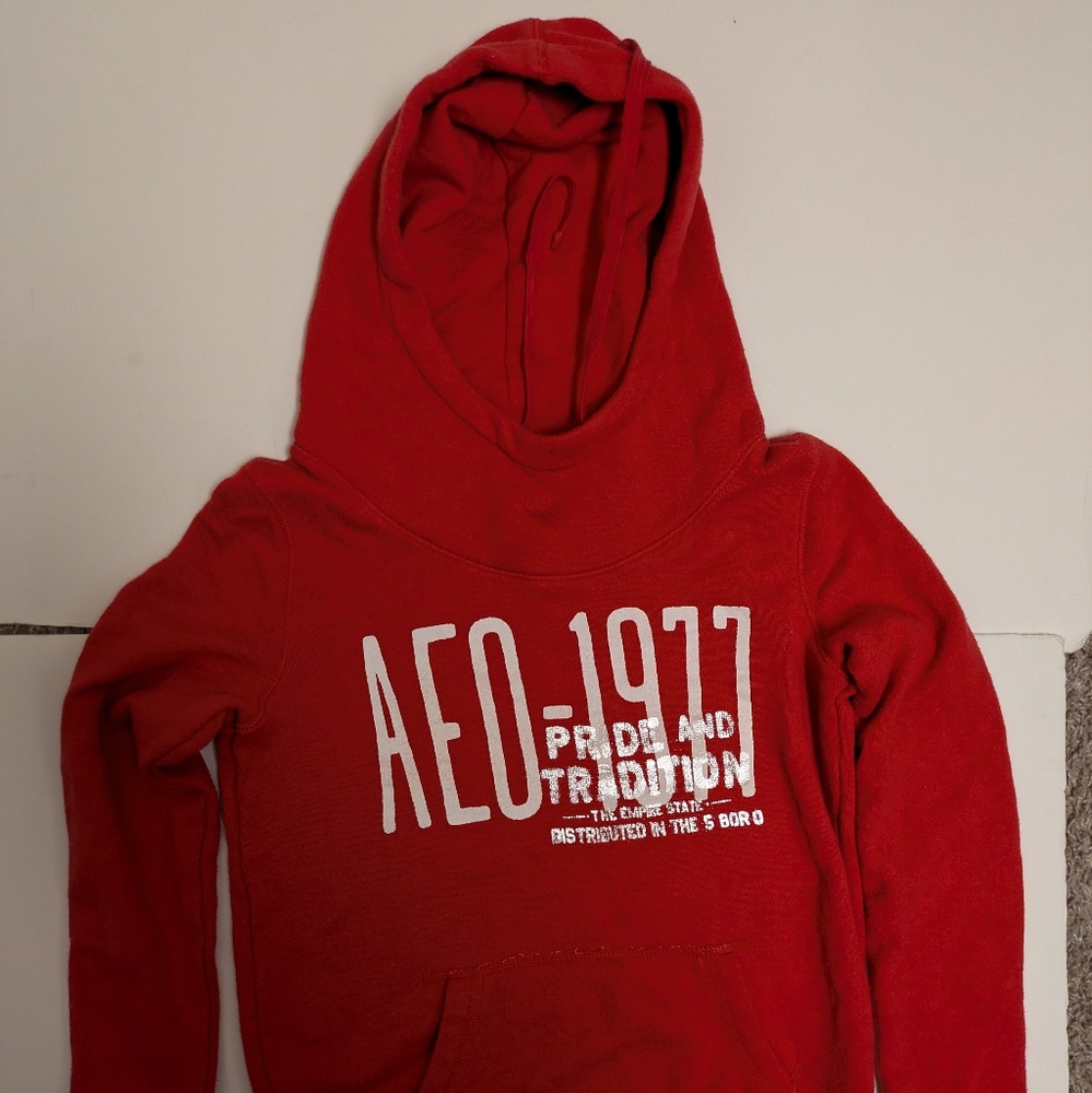 American Eagle mens fleece hoodie size small